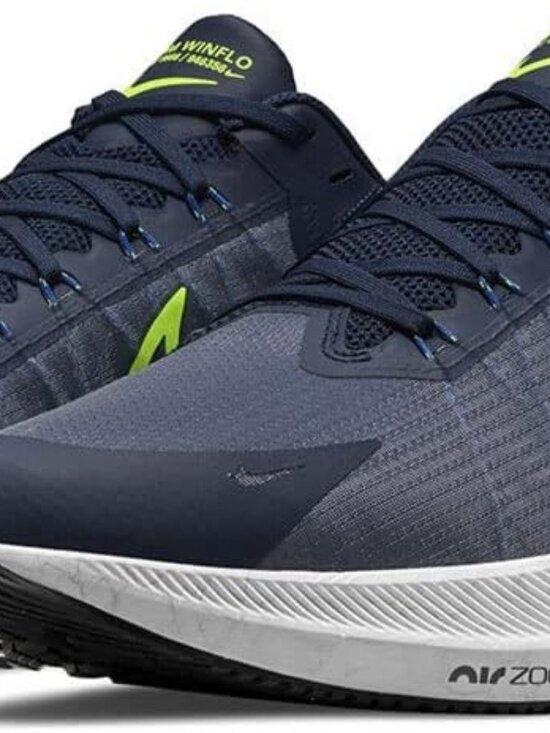 Nike Zoom Winflo 8 Midnight Navy Volt White Men\'s size 9 Running main image 3